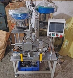 Semi-Automatic Hair Claw Clip Spring Pin Assembling Making Machine